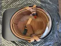 Каска за мотоциклет тип канче с козирка и слюда, снимка 8
