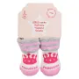 Бебешки чорапи в бяло и розово с корона на принцеса 0-6 месеца S_1248123, снимка 2