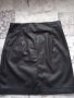 Нова кожена черна пола H&M, снимка 1