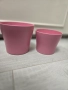 Розови кашпи/ саксии в 2 размера, снимка 1