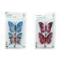 4127 Комплект лепящи закачалки Пеперуди, 2 броя, снимка 3
