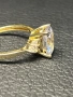Златен пръстен венчална халка кубичен циркон ЧИСТО НОВ Gold halka venchalna prasten, снимка 6