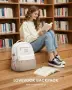 Нова Дамска раница LOVEVOOK 15.6" за училище, офис, пътуване, много джобове, снимка 2