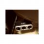 Троен разклонител за запалка и зарядно с 2бр. USB, снимка 5