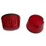 1бр. габарит ЧЕРВЕН кръгъл голям с крушка 12-24V , Полша, снимка 1