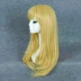 Златисто руса аниме косплей перука с бретон - 55 см, снимка 2