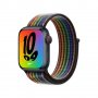 Pride каишка Apple Watch 49 mm/ 45/ 44/ 42 текстилна велкро, снимка 1 - Каишки за часовници - 38976427