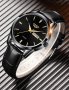 Lige Black Gold 8970 Луксозен мъжки кварцов часовник с кожена каишка