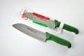 Нож Сантоку 19 см ММ3 - 6575/Зелен, снимка 1 - Прибори за хранене, готвене и сервиране - 39917217
