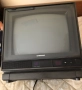Телевизор Samsung CX-348ZME, работещ перфектно, ретро, портативен, подходящ за кабелна, дистанционно, снимка 5