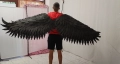 Черни ангелски крила за танци,модни сесии,фотосесия, снимка 1