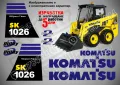 KOMATSU CK35 стикери надписи CK 35, снимка 15