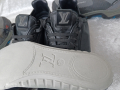 КАТО НОВИ LOUIS VUITTON® ORIGINAL LV TRAINER BLACK LEATHER SNEAKER 39 - 40, снимка 4
