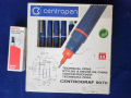 Рапидографи Centropen-Centrograf 9070, к-т 4 броя писци: 0,7/0,5/0,35/0,25 мм, нов, отличен + 2 туша, снимка 7