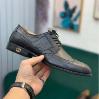 Мъжки официални обувки GUCCI (38-45) - реплика, снимка 3 - Официални обувки - 36212774