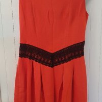 Дамска оранжева рокля , снимка 1 - Рокли - 39052955