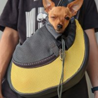 Мрежеста чанта за куче/котка Оксфорд, за пътуване, на открито-удобна чанта с прашка, снимка 10 - За кучета - 40916385