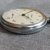Рядък джобен часовник Молния Corsar, снимка 6 - Антикварни и старинни предмети - 40493651