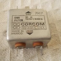 EMI FILTER 115/250v 3A CORCOM USA, снимка 1 - Друга електроника - 34793051