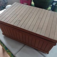 оригинална дървена кутия от Индонезия, от махагон, снимка 2 - Декорация за дома - 41432308