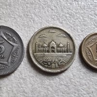 Монети . Пакистан . Пакистански рупии. 3 бр., снимка 1 - Нумизматика и бонистика - 39029678