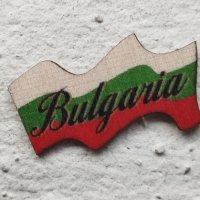 Дървен елемент плочка флаг България, снимка 2 - Други - 44457012