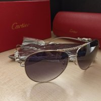 Дамски слънчеви очила Cartier, снимка 5 - Слънчеви и диоптрични очила - 40564301