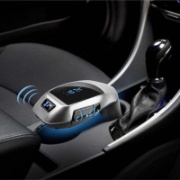 FM Трансмитер X5 Bluetooth за автомобил с LCD дисплей, снимка 2 - Аксесоари и консумативи - 36270271