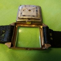 Часовник VETTA (Италия) 1940 неръждаема стомана, изпъкнало стъкло, работещ, снимка 4 - Антикварни и старинни предмети - 41986320