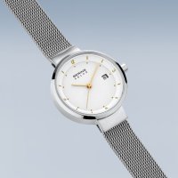 Дамски часовник Bering Slim Solar - 14426-001, снимка 2 - Дамски - 40608053