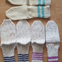 Домашни вълнени чорапи и терлици ръчна изработка, снимка 5 - Мъжки чорапи - 41689558