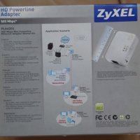 ZyXEL PLA4201 500 Mbps Powerline Ethernet адаптер, снимка 7 - Мрежови адаптери - 41788169