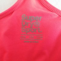 Superdry Sport дамски ярко розов/оранжев спортен потник с вградено бюстие р-р S/M (EU 38), снимка 7 - Спортни екипи - 41459149