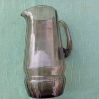 Българска стъклена кана цветно стъкло, снимка 1 - Аксесоари за кухня - 36181862