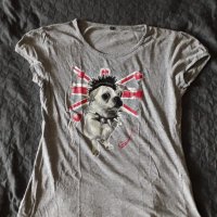 (ЛОТ) Дамски рок/пънк тениски, размер S - RAMONES, снимка 2 - Тениски - 41332636