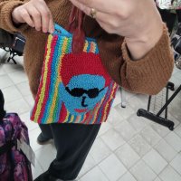 MIELIE екстравагантна чанта,плетена шарена, снимка 16 - Чанти - 40021350