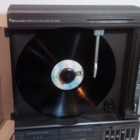 Schneider VAL 1002 compact audio system (vertical record player, tuner and double cassette deck), снимка 1 - Грамофони - 38738497