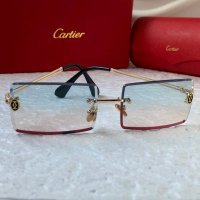 Cartier висок клас прозрачни слънчеви очила Мъжки Дамски слънчеви, снимка 2 - Слънчеви и диоптрични очила - 39140229
