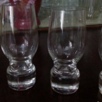 стъклени кристални чаши , снимка 1 - Антикварни и старинни предмети - 16145837