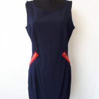 Тъмно синя рокля-сукман Love Moschino, снимка 1 - Рокли - 35886545