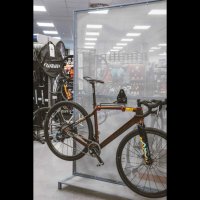 Велосипедна стойка за стена F закачане на рамка, сгъваема, стомана, снимка 3 - Аксесоари за велосипеди - 41204767