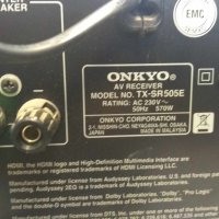 Ресивър Onkyo TX-SR505E, снимка 2 - Ресийвъри, усилватели, смесителни пултове - 41540236