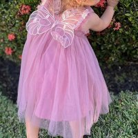 Детска рокличка с гръб пеперуда , снимка 7 - Детски рокли и поли - 44325554