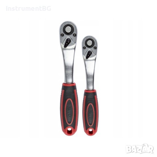 Комплект тресчотки PARKSIDE® 1/4 и 3/8, снимка 1