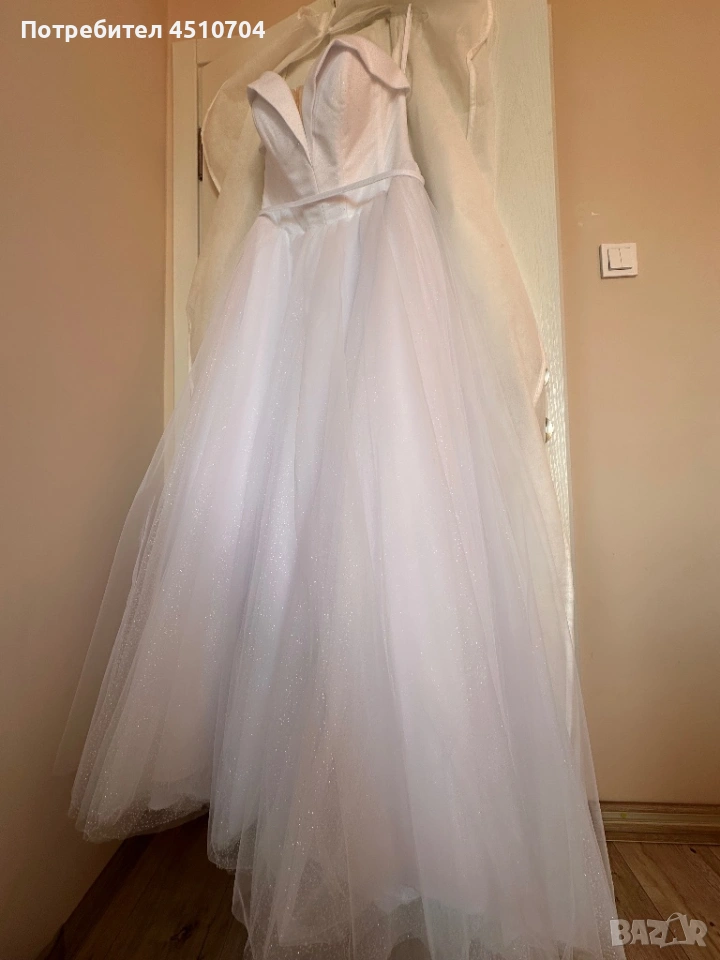 Булчинска рокля блестяща, снимка 1