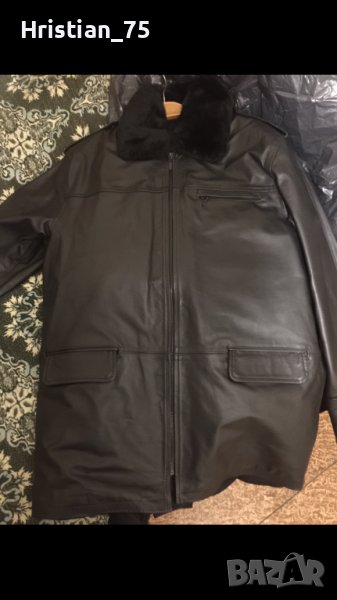 Кожена шуба от телешки бокс с подплата, снимка 1