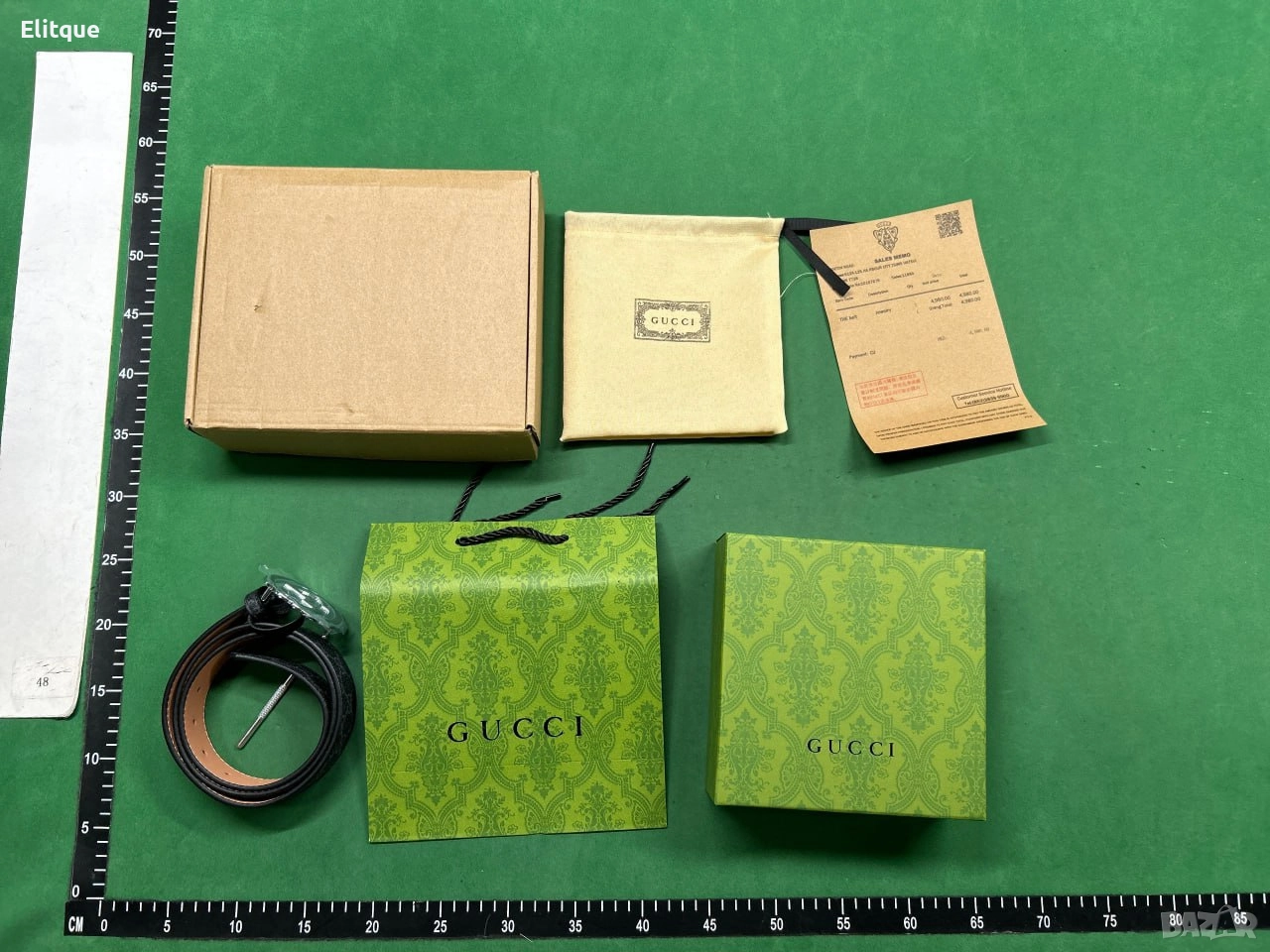 колани от естествена кожа в кутия Gucci , снимка 1