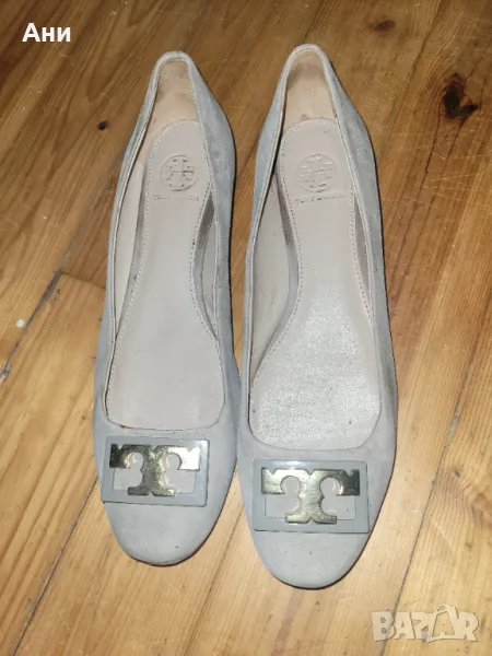 Елегантни велурени обувки 39 номер, снимка 1