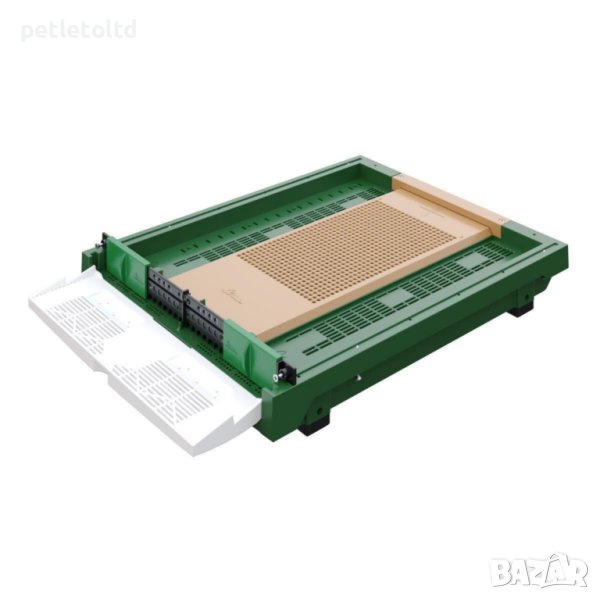 Пластмасово дъно с прашецоуловител, тавичка и чекмедже за 10-рамков кошер Нов модел Apimaye - F, снимка 1