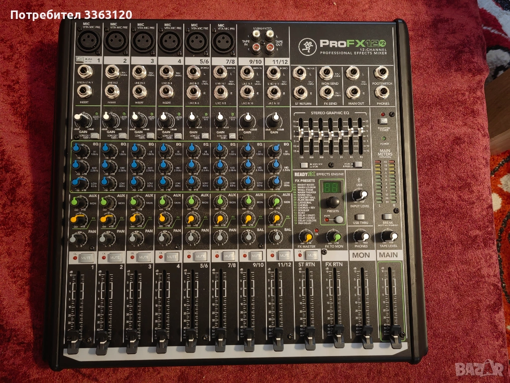 Mackie profx12v2 пулт, снимка 1